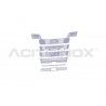 Habillage inox calandre "V8" ACITOINOX pour SCANIA NEW S