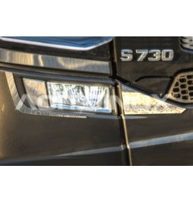 Encadrement inox feux anti brouillard ACITOINOX pour SCANIA NEW S