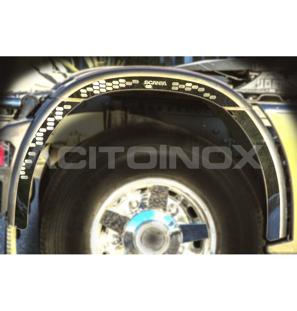 Habillage inox garde boue arrière ACITOINOX pour SCANIA NEW S