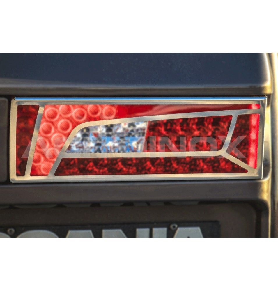 Habillage inox pour feux arrières ACITOINOX pour SCANIA NEW S