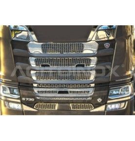 Habillage inox calandre "Viking" ACITOINOX pour SCANIA NG S