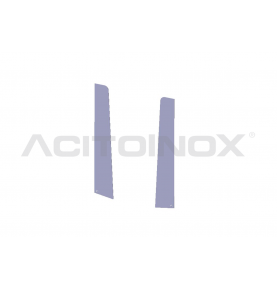 Habillage inox fenêtre ACITOINOX pour SCANIA NG S