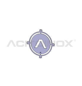 Habillage inox feux Hella ACITOINOX pour camion et poids lourd
