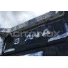 Habillage inox logo Scania arrière cabine R ACITOINOX pour SCANIA NEW R