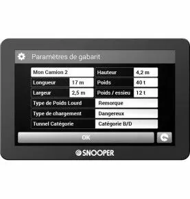 GPS PL SNOOPER PL2400 pour camion et poids lourd