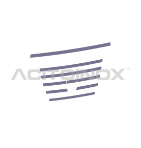 Habillage inox calandre ACITOINOX pour DAF XF 106