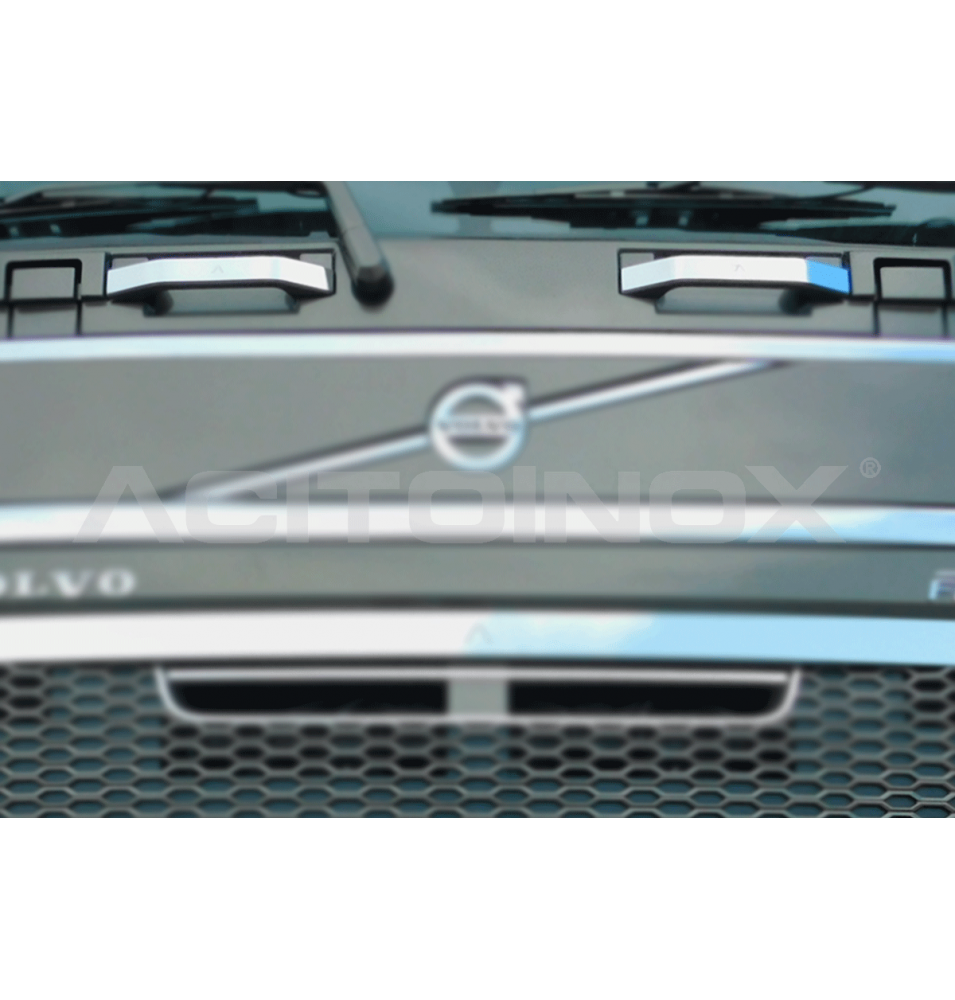 Habillage inox poignées sous pare brise ACITOINOX VOLVO FH4