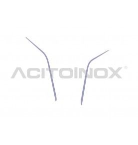Habillage inox angles de déflecteur VOLVO FH4 ACITOINOX