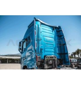 Habillage inox arrière de déflecteur pour VOLVO FH4 ACITOINOX