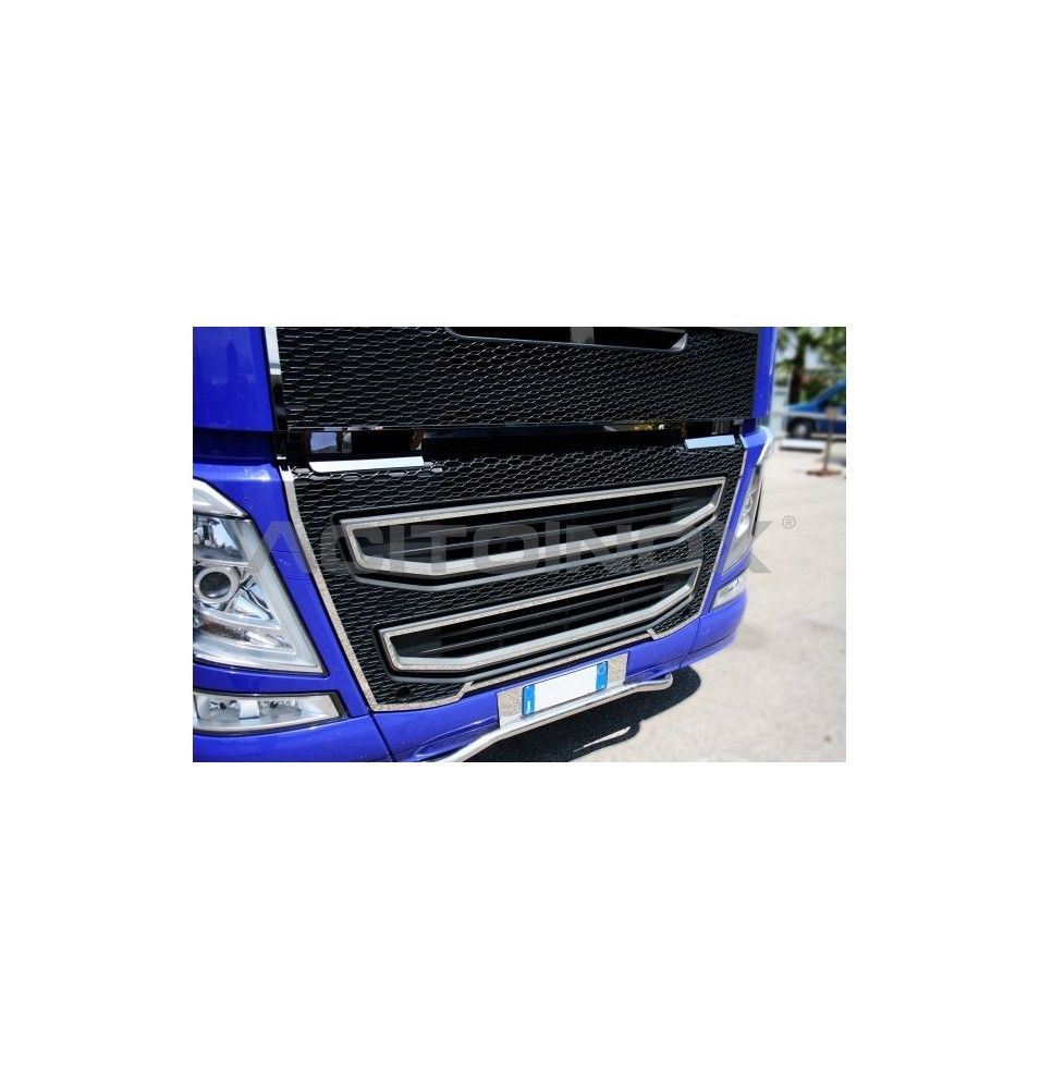 Contour inox entrée d'air calandre pour VOLVO FH4 ACITOINOX