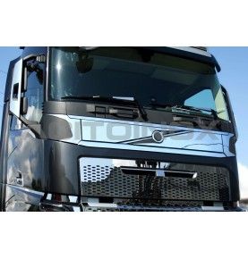Habillage inox sous pare brise VOLVO FH4 ACITOINOX